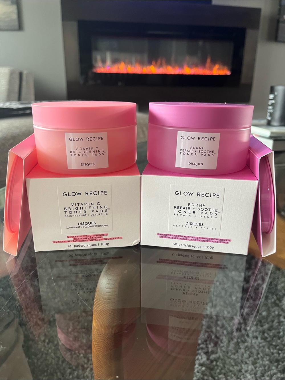 Glow Recipe Vitamin C Brightening & PDRN+ Repair and Soothe Toner Pad Bundle